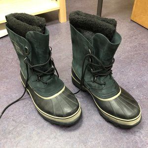 Sorel Men's Caribou Black Waterproof winter boots - size 11